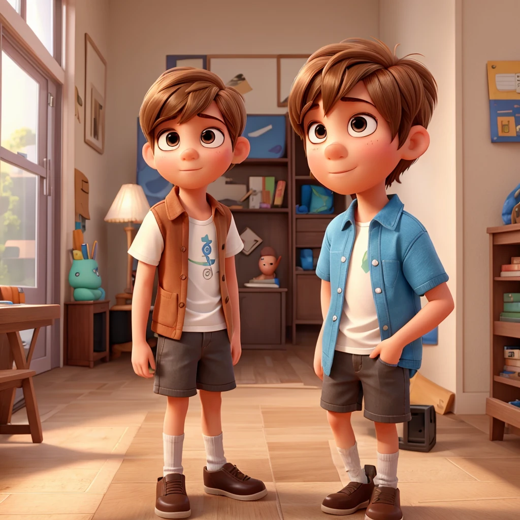 Inside Out 2 paxie boy short hair straight hair