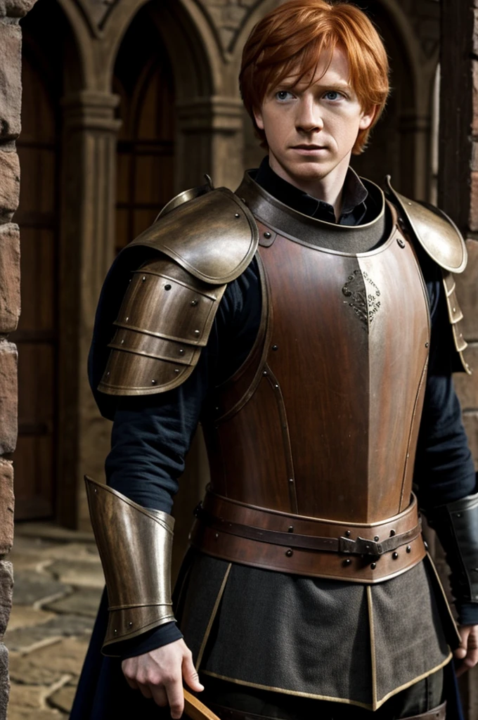 Ron Weasley in medieval armor