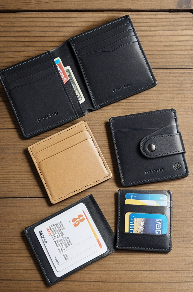 cardboard wallet ,with GPS and agenda with card holder