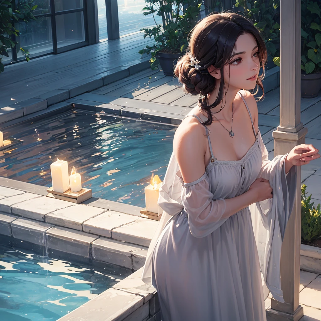 The afternoon says, I thirst for shadows, the moon says, I know about Lucero, the crystalline fountain asks for lips and sighs in the wind. I thirst for aromas and laughter, I know how to sing, it's new without the moon and without thread and without dead loves.
