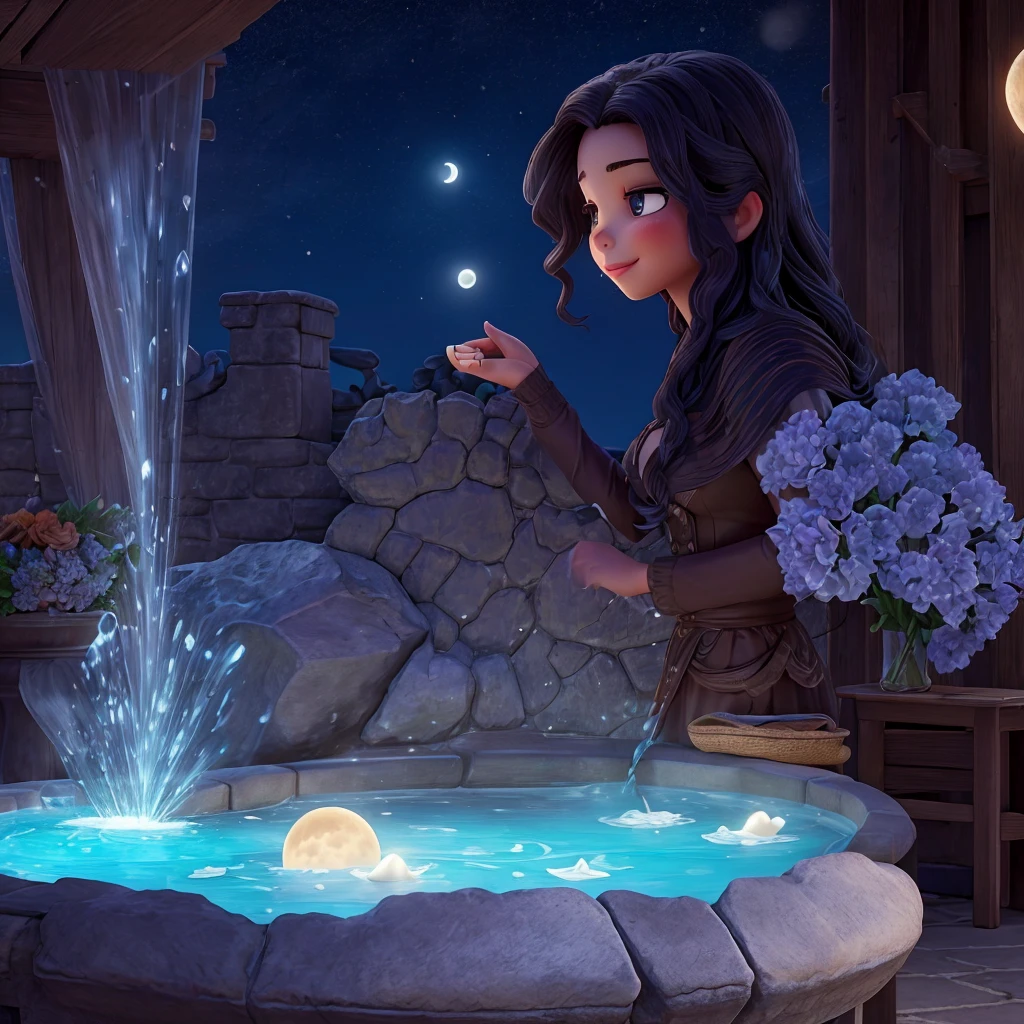 The afternoon says, I thirst for shadows, the moon says, I know about Lucero, the crystalline fountain asks for lips and sighs in the wind. I thirst for aromas and laughter, I know how to sing, it's new without the moon and without thread and without dead loves.