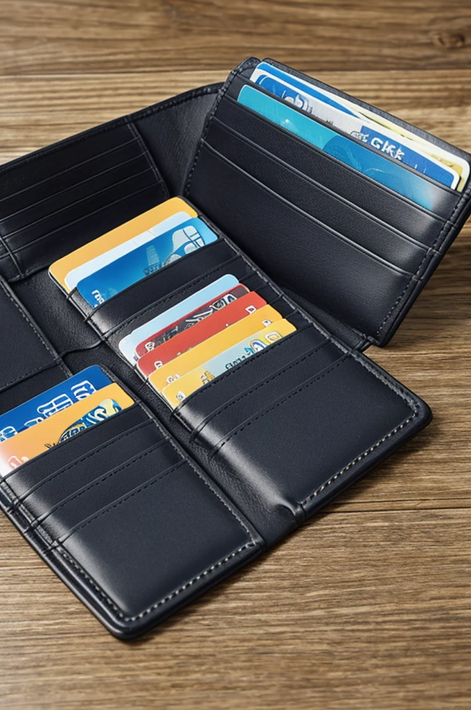 Wallet inside with thermoplastic polymers so that water does not enter