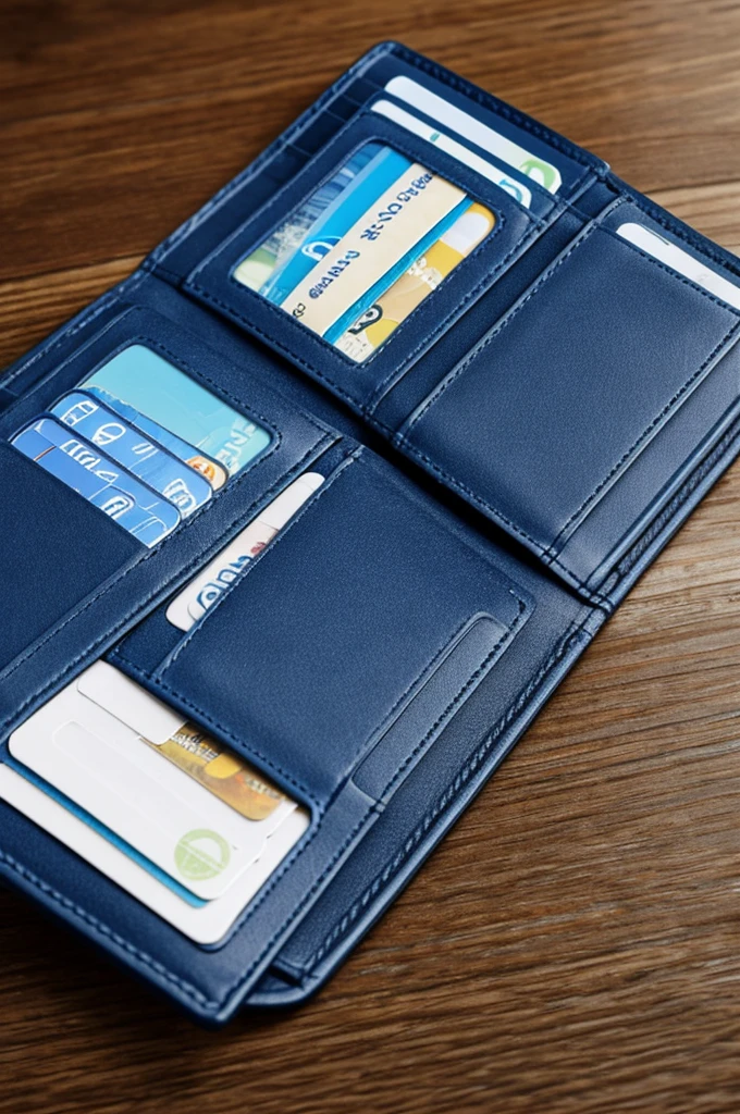 A wallet with a thermoplastic closure so that water does not enter