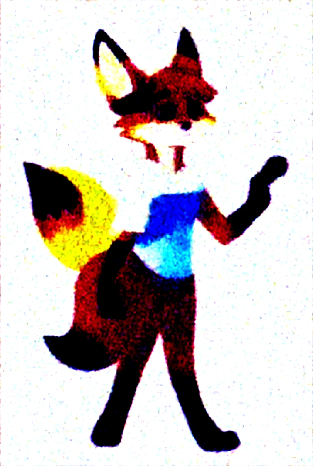 a cartoon picture of a furry animal with a pair of glasses on, fursona furry art commission, fursona commission, furry character, generic furry style, furry fursona, furry art!!!, an anthro fox, fursona!!!!, female fursona, fursona art, professional furry drawing, furry character portrait, anthropomorphic fox, side angle, side profile, facing left