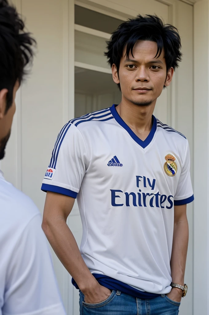 Luffy with the Real Madrid shirt 