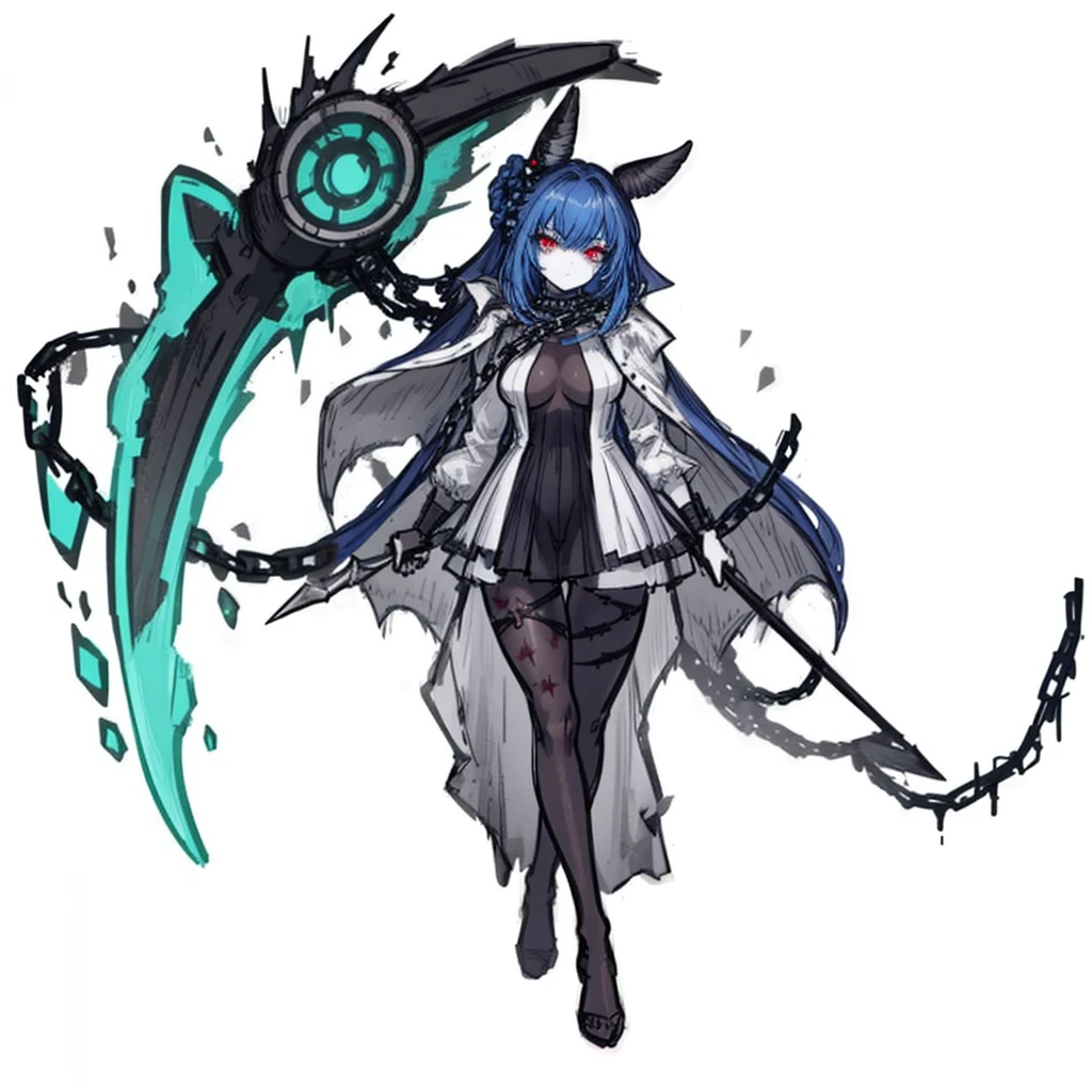 1girl, hero equipment, legendary costume, weapon, sfw, nice clothes, (masterpiece, anatomically correct, high detail, high quality, 8k), medium breasts, pale skin,hair, burn marks, red chains, cursed