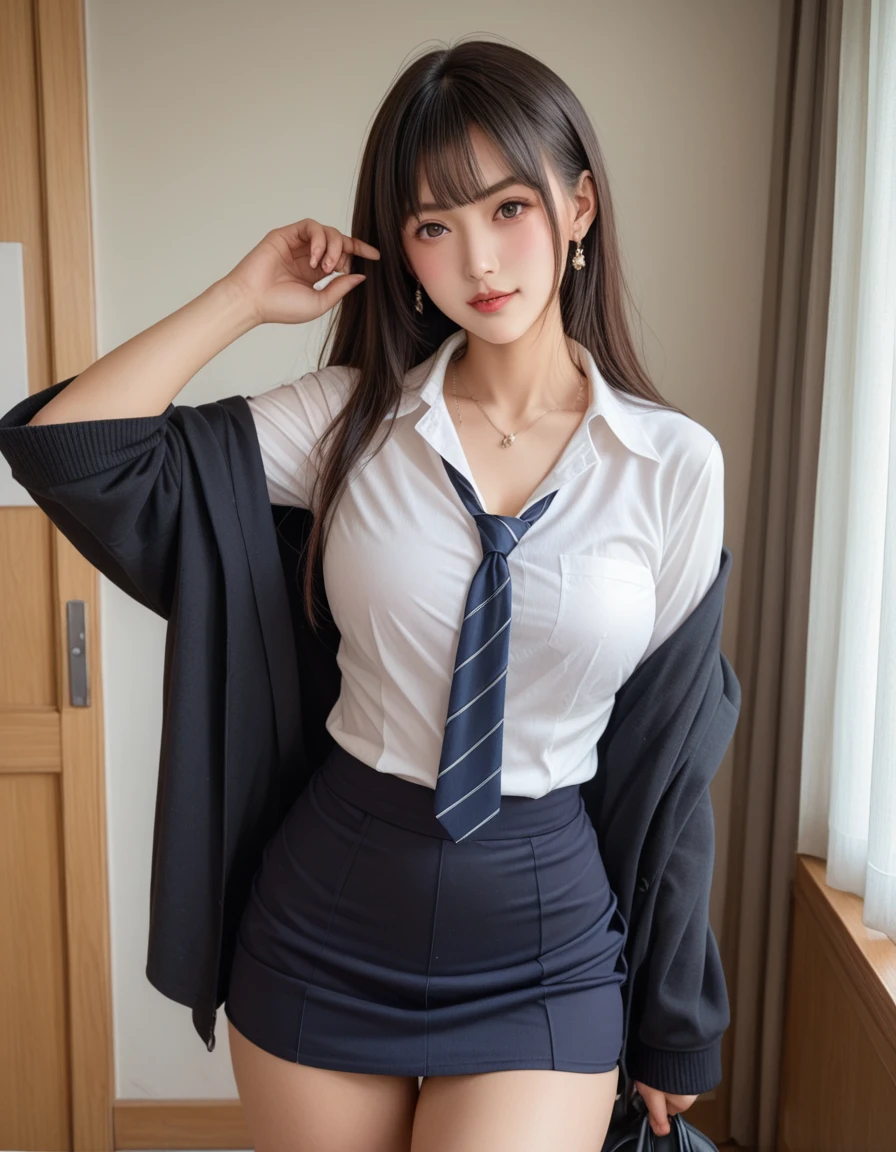 score_9,score_8_up,score_7_up,8K, A beautiful Japanese woman, (Reiwa Gal:1.4),(high school girl:1.4)、(random:1.5)、(Gravure pose:1.4)