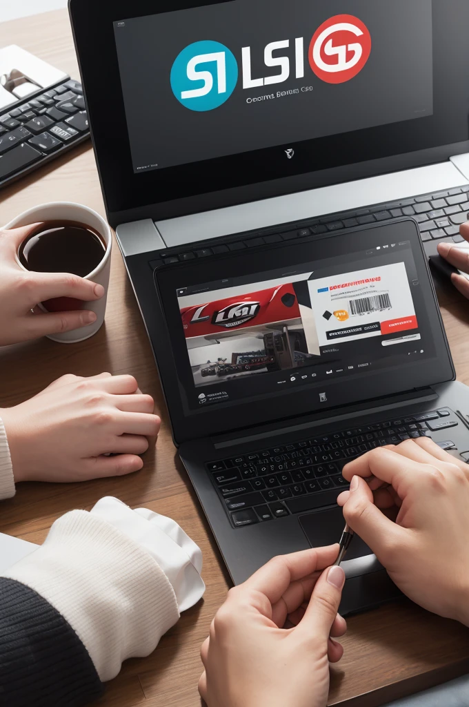 Create a logo written ls multibrands