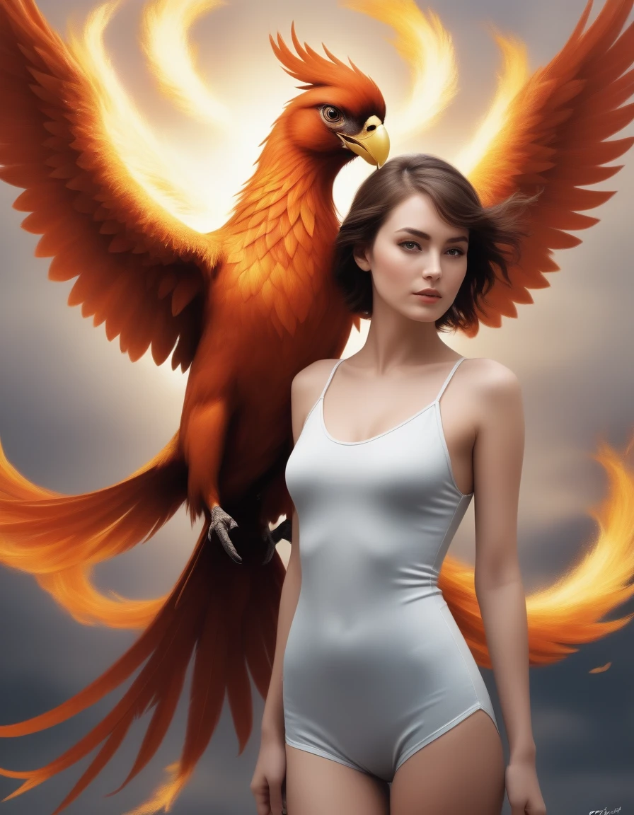 Phoenix and girl 