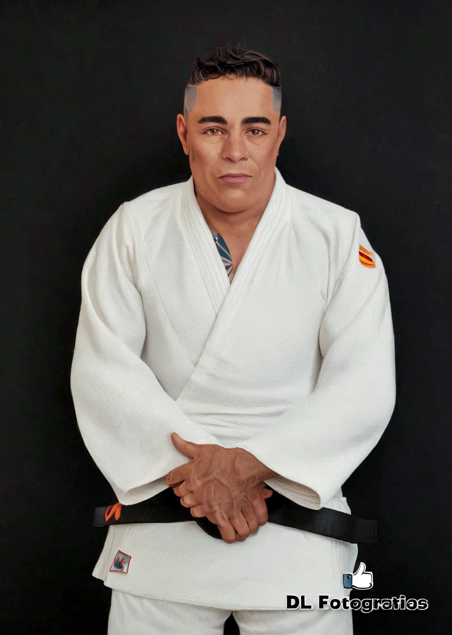 a close up of a man in a white giraffe posing for a picture, wearing a white gi, Ronaldo Nazario, Icaro Carvalho, Ronaldo Nazario Phenomenon, David Rios Ferreira, Riichi Ueshiba, orange give, joe alves, pablo olivera, Joseph Moncada, edu souza, And dos Santos, Joel Torres