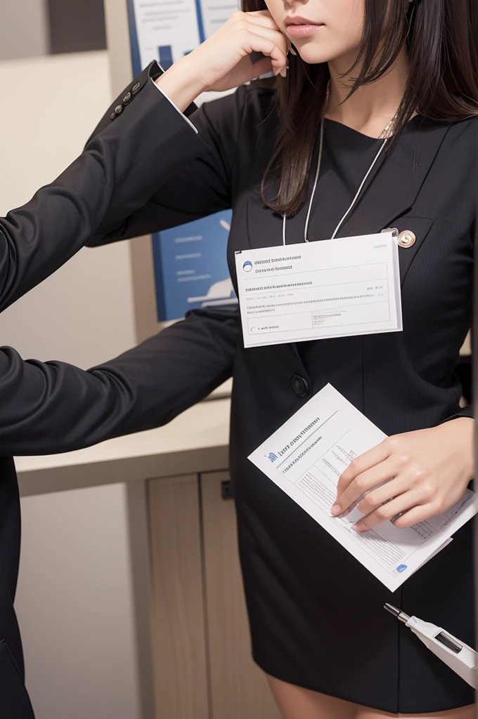 Image that represents a person who works in the human resources area with recruitment and selection