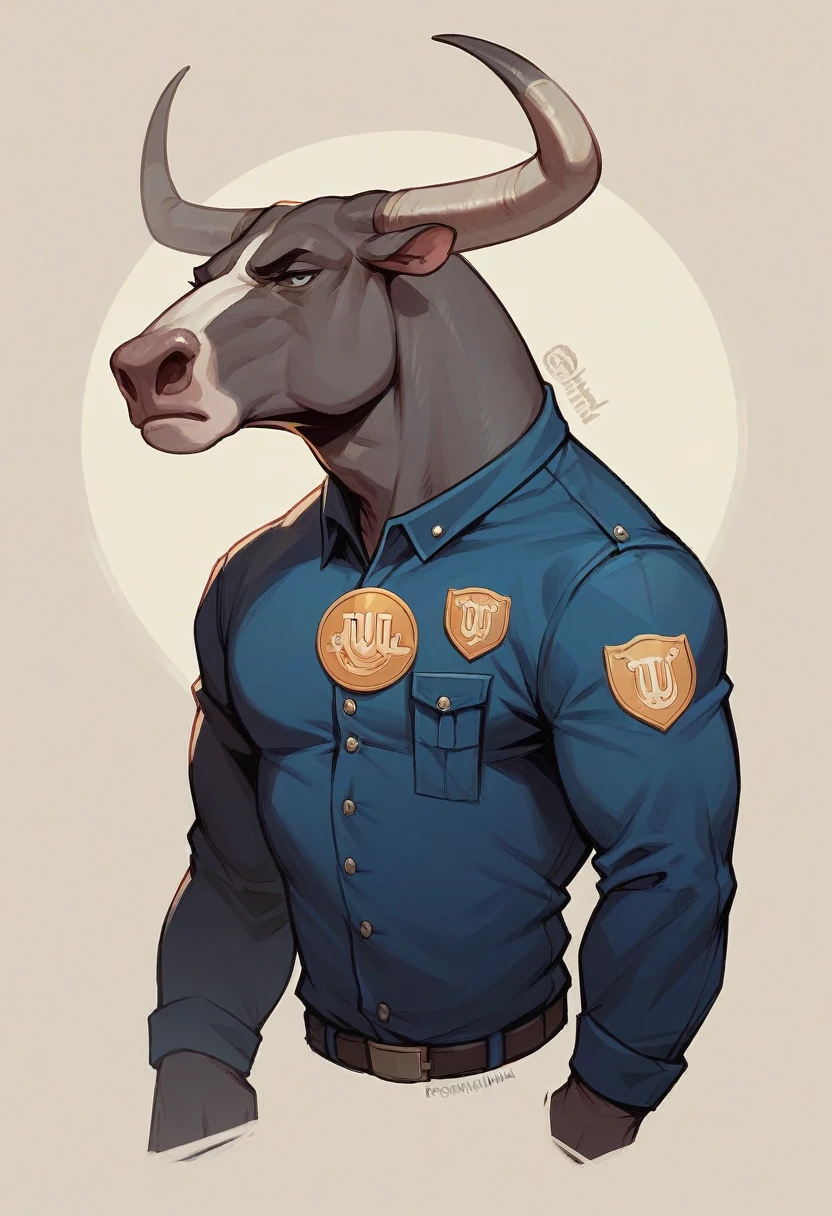 Bull logo uniform