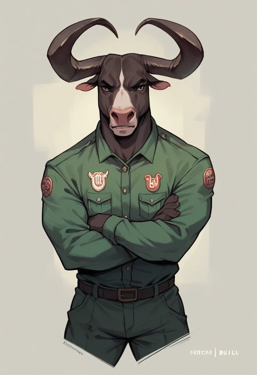 Bull logo uniform
