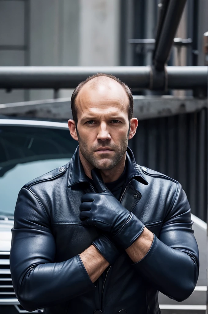 gloves navy Jason Statham