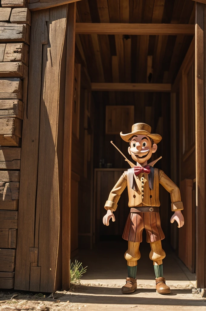Pinocchio was not made of wood, but yes friend yes