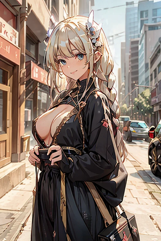 (small breasts:1.2), (perky chest:1.2), (pointed chest:1.2), (Pudding cake magazine cover:1.3),(from above:1.0),(fromside:0.9),masterpiece, 1girl, Amazing Cleavage:1.1, thin waist, optimum,tmasterpiece,hight resolution,best qualtiy,hyper HD,super detailing,awardwinning,16 K,solo,(The upper part of the body),anatomy correct,Beautiful cyberpunk girl,Cowboy Shot,cute face,a blond,Longhaire,Twin-tailed,Braids, Hairline,(scarlet eyes),long eyelasher,Hanging eye corners,White skin of the,shoot from the side, ((see through camisole:0.1)), ((Sheer nipples:1.0)),Rocket Tits,(Slim body),smile,seductive weak smiling,(with sparkling eyes and a contagious smile),open mouth, Looking at Viewer,