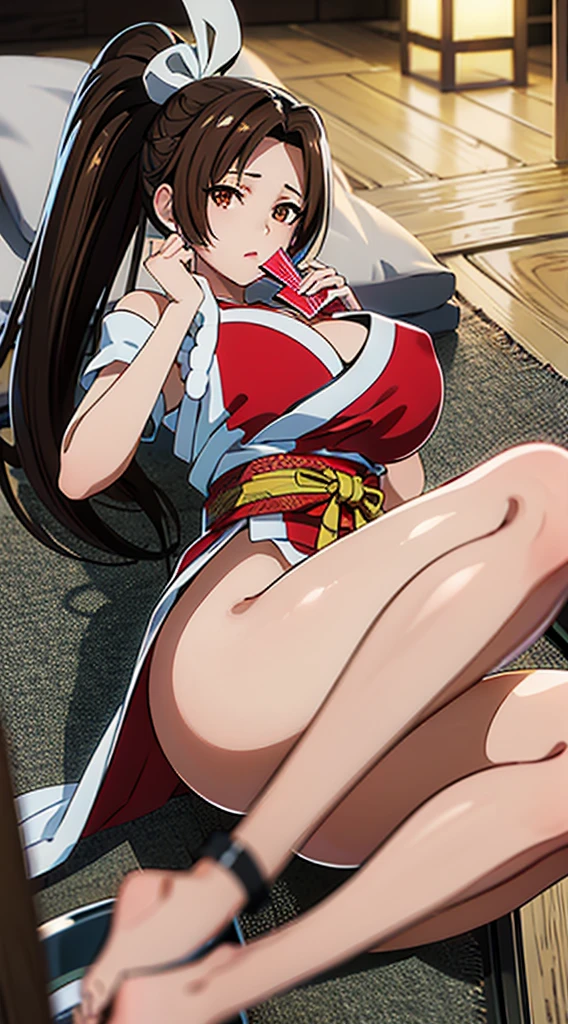 ((High Kick:1.6))、((attack posture:1.4))、((8K)), ((32k)), ((Highest quality)), ((masterpiece)), ((超High resolution)), ((Tmasterpiece)), (((head shot:1.6)))、((8K)), ((32k)), ((Highest quality)), ((masterpiece)), ((超High resolution)), Fine skin、女性1 person、Pink dress、((Mai Shiranui:1.2)), Expose your shoulders、Brown Hair, Brown eyes, Long and high ponytail, hair band, 1 person、Age 25, Japanese Mature, beautiful指, beautiful長い脚, beautiful体, beautiful鼻, beautifulキャラクターデザイン, Perfect Eyes, Perfect Face, jewelry, hair ornaments, king of fighters,((A large handheld fan:1.6))、
(Tabletop, Highest qualityの, Highest quality, beautifully、beautiful: 1.2), Very detailed, More detailed,適切な体のProfessionalポーション,Tabletop,Ultra-high quality output images,High resolution,Intricate details,Very delicate and beautiful hair,Realistic photos,dream-like,Professionalの照明,Realistic Shadows,Focus Only,
(Big Breasts:1.2,) , フローティングスカートFine skinの質感, High quality fabric, High quality metallic texture、((Beautiful and dense face))、RAW Photos、Professional, Ultra-fine painting, ((alone)), beautiful胸、Highest quality, Very detailed, Very detailed詳細, Finer details, so beautiful,(Five Fingers, Four fingers and thumb),Concept Art, Anime fantasy artwork, Detailed fantasy art,8KHigh resolution, Detailed Art, 8 Slim legs, Defined, Defined fingers