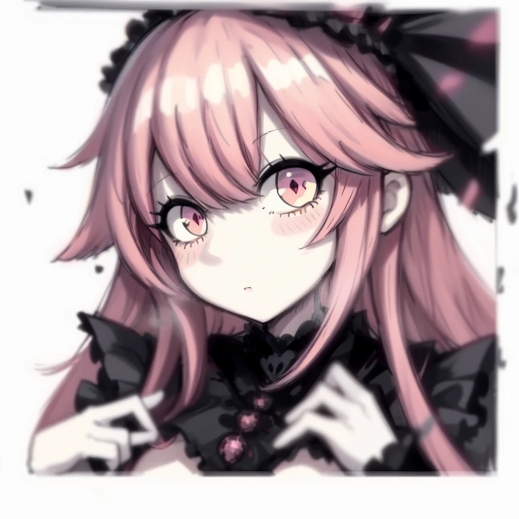 1girl, hime cut,straight short bangs,very long hair, opera dress, pink hair, pink eyes, gala gloves,, (masterpiece, anatomically correct, high detail, high quality, 8k), nervous and shy