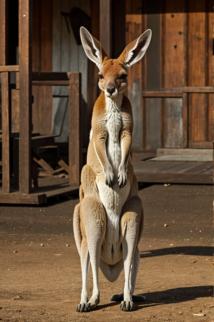 A gangster kangaroo