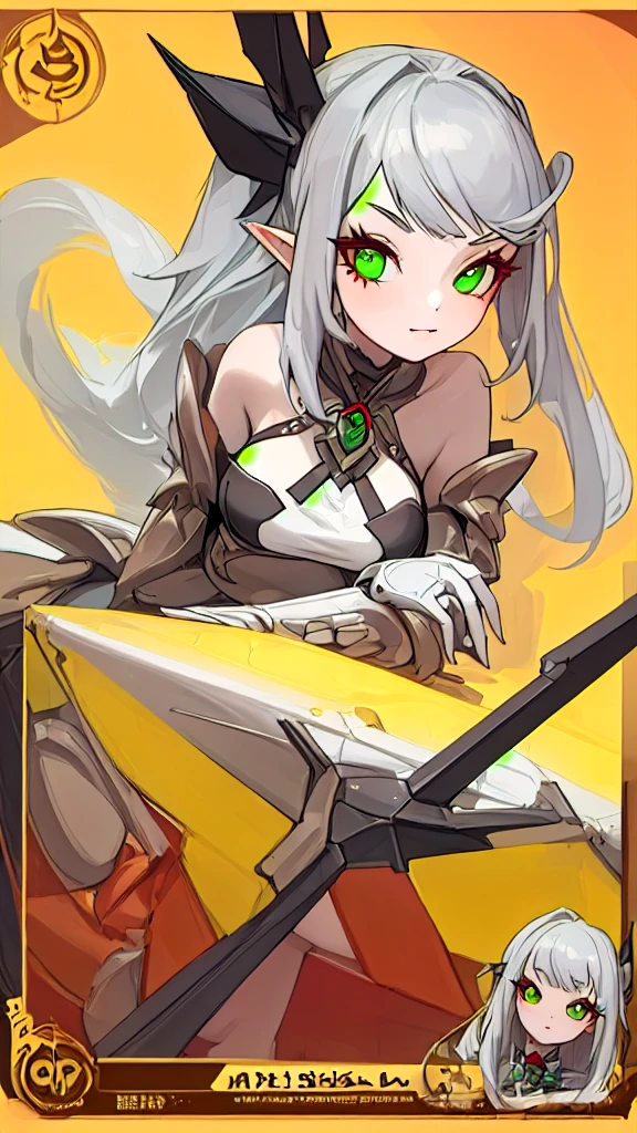 (Masterpiece, Best Quality:1.2), 1 girl, just1bad, reference sheet, matching suit, (Fantasy character design., front angles, lateral angles, rear angles) Lyrion, charming, friendly, persuasive, intelligent. medium height elf, Long silver hair that cascaded to her shoulders., pointy ears. Emerald green eyes with a mischievous glow, slim build, adorned in colorful clothing worthy of a wandering bard.