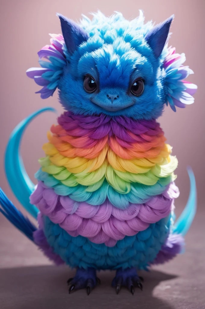 Cute colorful unique creature