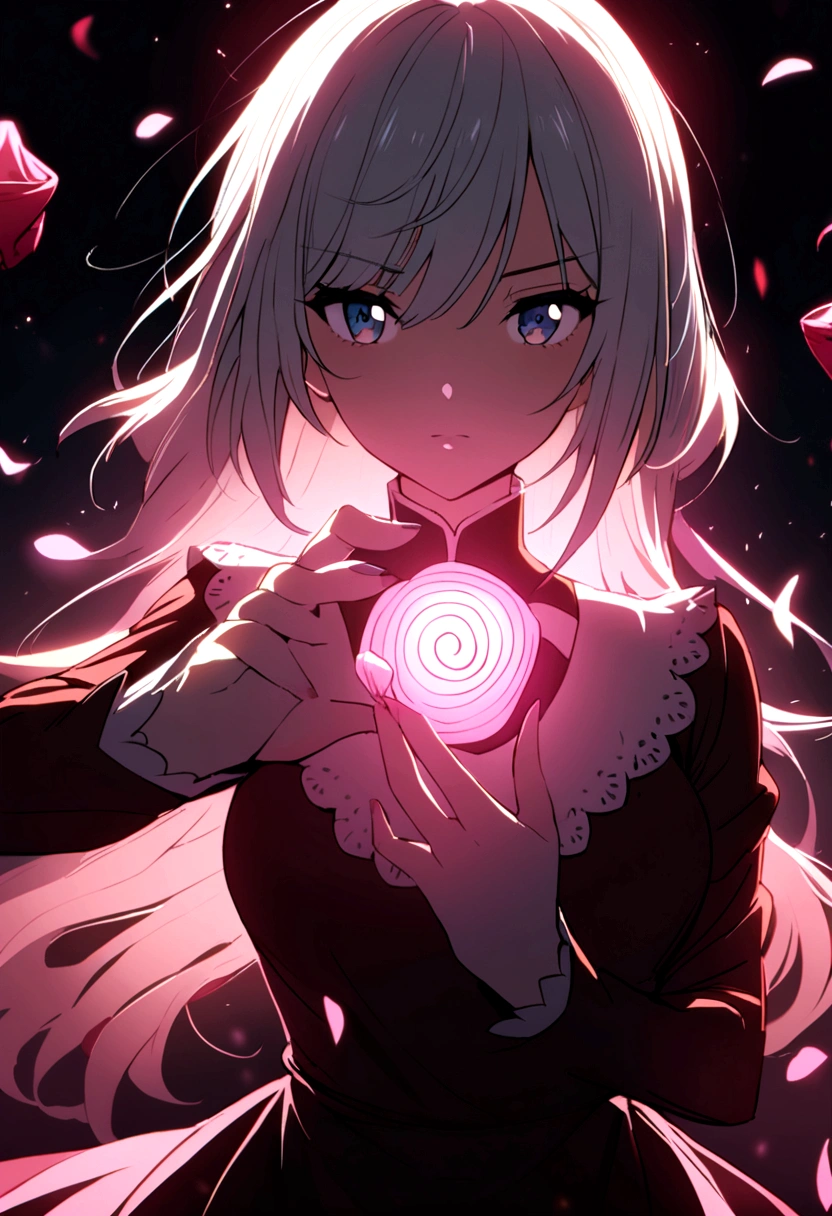 2D anime girl with powers to create and control candy wrappers