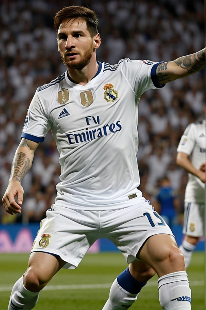 Believe me Leonel Andrés Messi wearing the Real Madrid shirt 