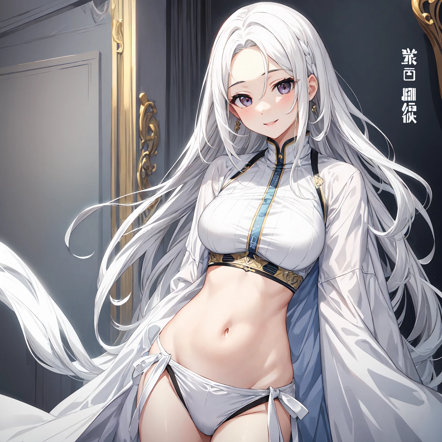 (Super detailed、Ultra-high resolution、Detailed Background)、((Flat Color))、((colorful))、((浮かぶcolorfulな水))、1 female、break、body paint、Feminine beauty、Warm body type、Medium chest、Sexy Random Pose、Angle view from below、
(Long Hair、Silver Hair)、(micro mini dress、choker、Sexy uniform showing the underside of the chest)、(((Underboob)))