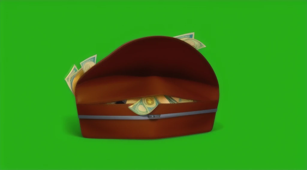 briefcase full of money, tearing