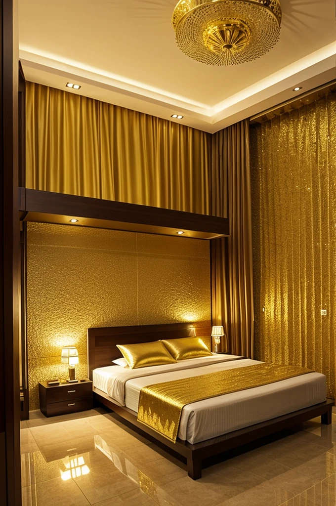 Golden decoration for room