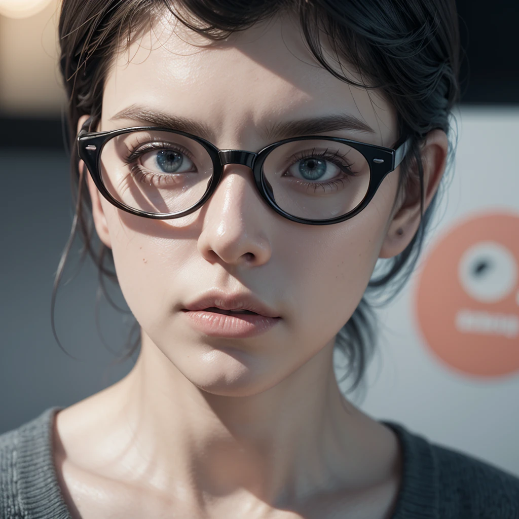 Cartoon character of a man with black glasses and a blue shirt, animation character, Caractere estilizado, animation style rendering, 3D estilizado, Arnold Maya render, 3 d render stylized, toon render keyshot, Personagem 3D, Personagem 3D, 3d rendering stylized, 3 d character render, personagem de desenho animado, Personagem de close up, Pose de personagem, (Estilo Pixar) (master part:1.2) (Bokeh) (best quality) (pele detalhada) (textura detalhada) (8k) (argila) (Cinematic lighting) (foco nítido