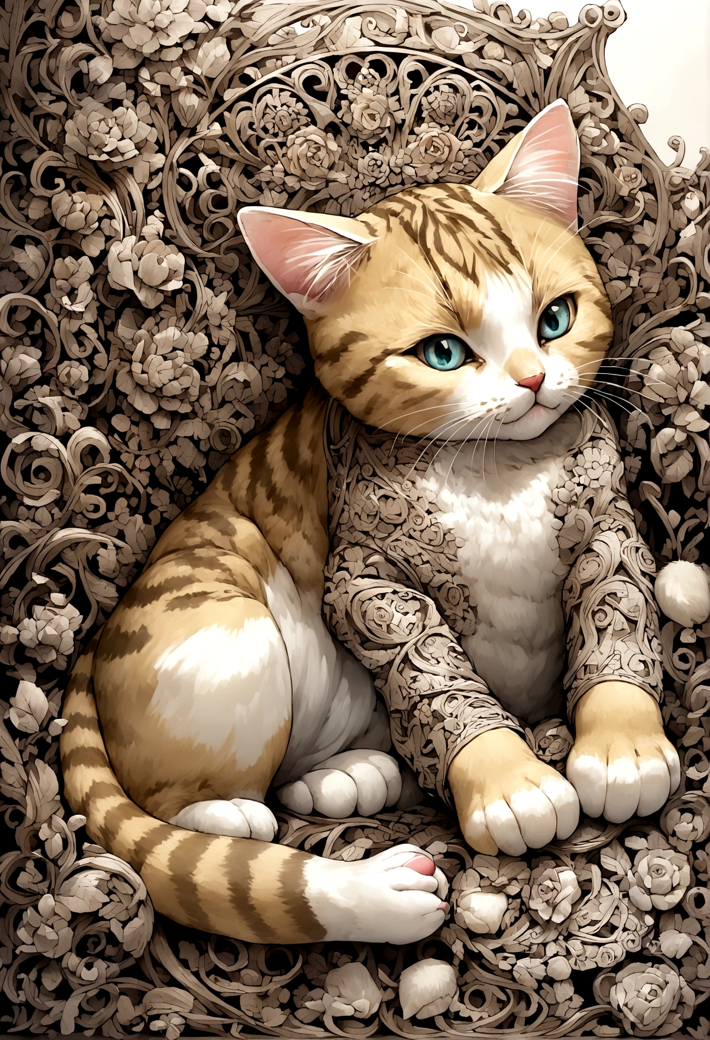change the cat's color to Tabby