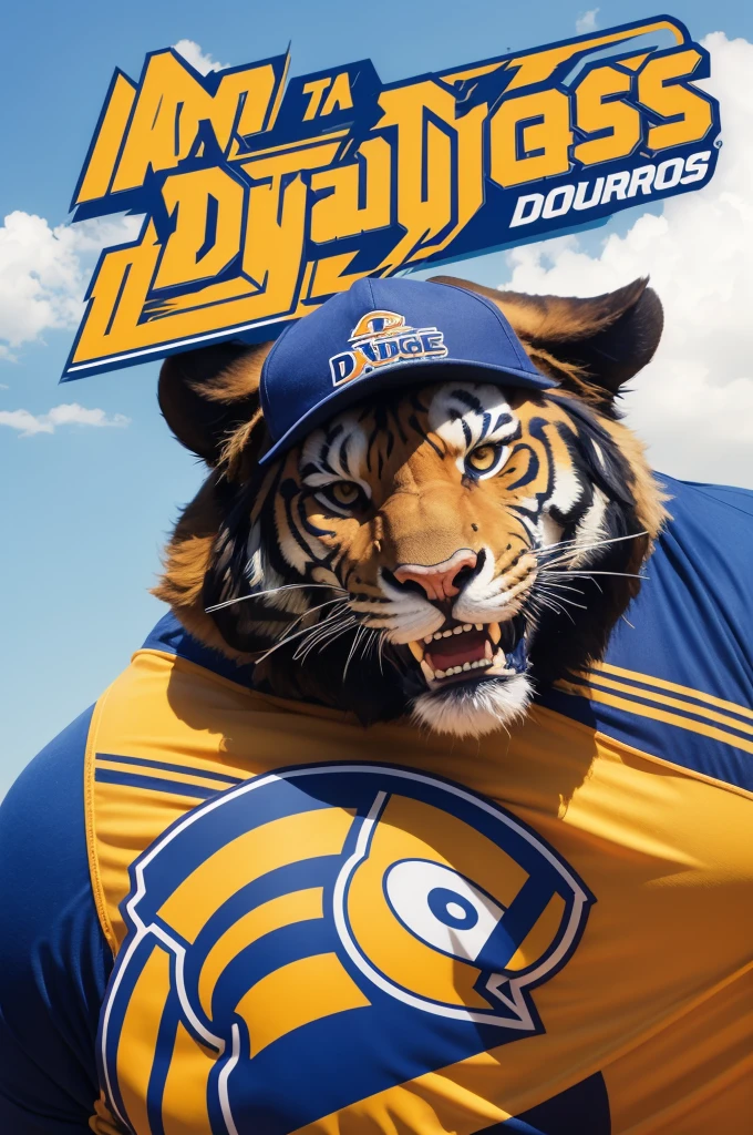 A logo of the team whose name is Tigres Dourados: