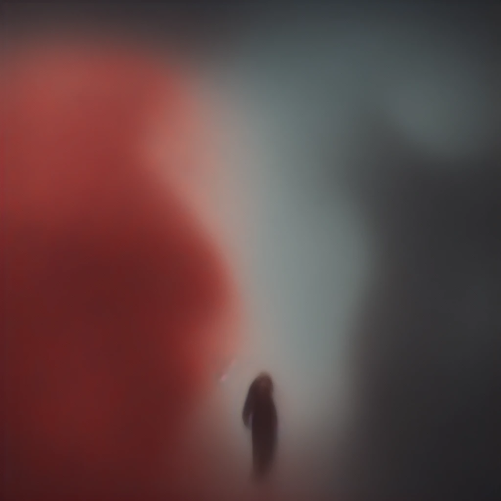 blood scavengers opposite world dream cyan magenta. A fight inside a broken mind. A splendid beautiful trans woman trying to emerge as the future in an astonishing panorama of end times.