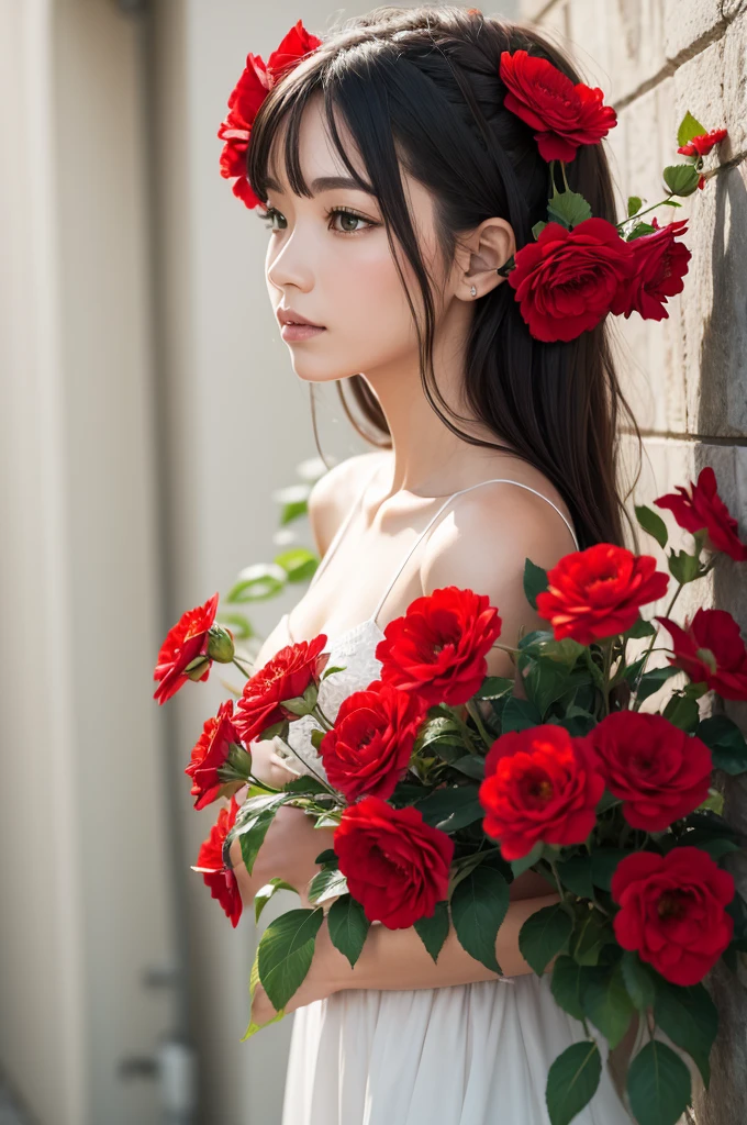 Red flowers