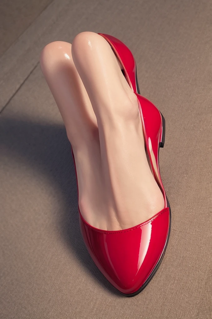 I want a very pretty foot, with pretty red nails 