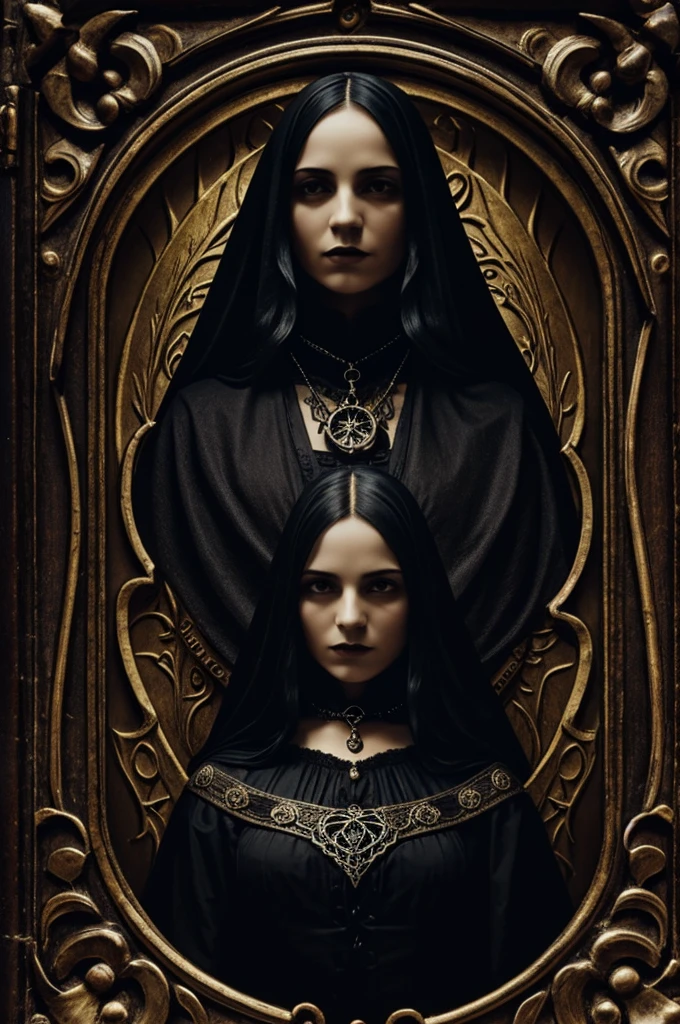 A cover for a gothic legend