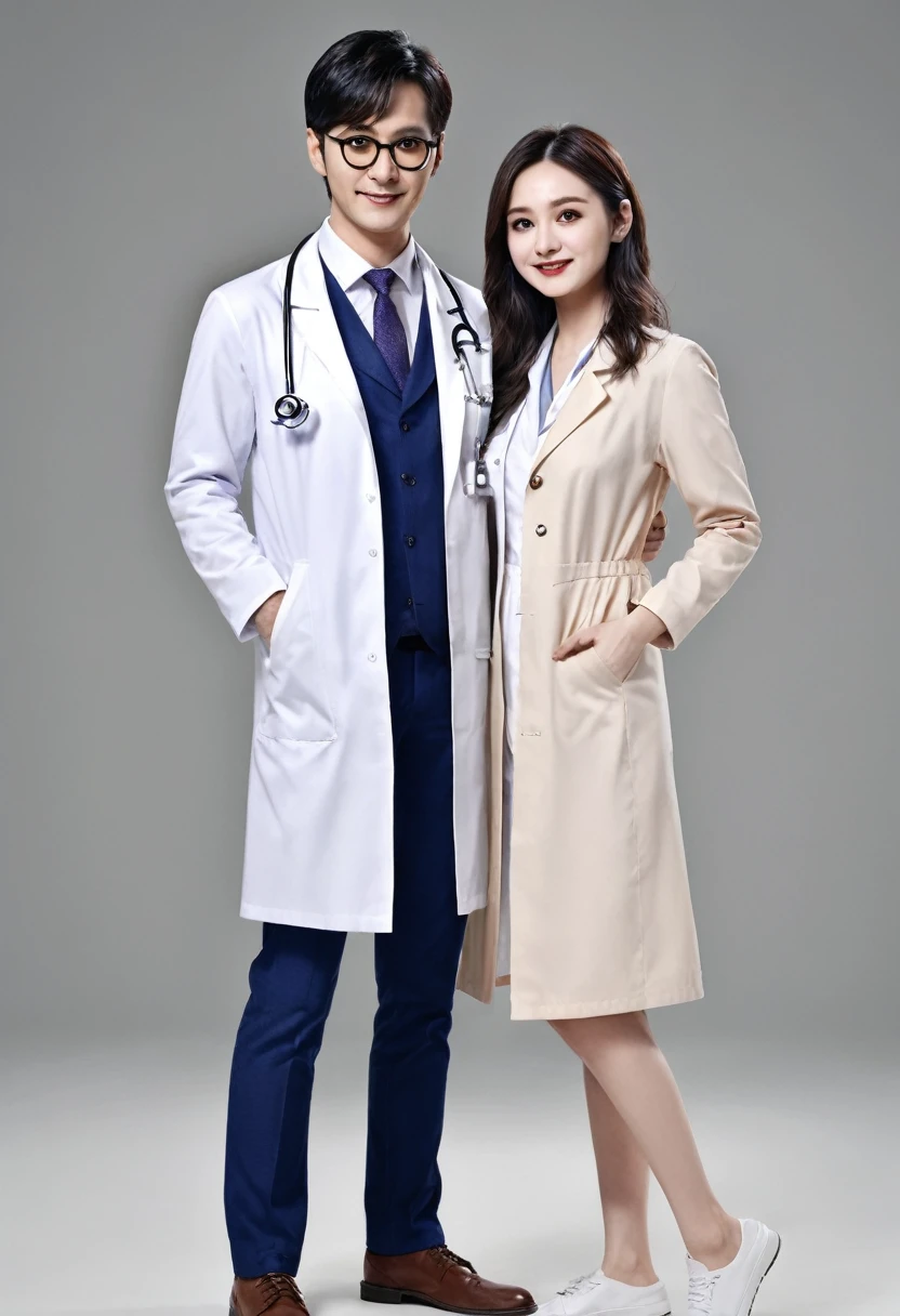 Create a doctor couple, extremely in love