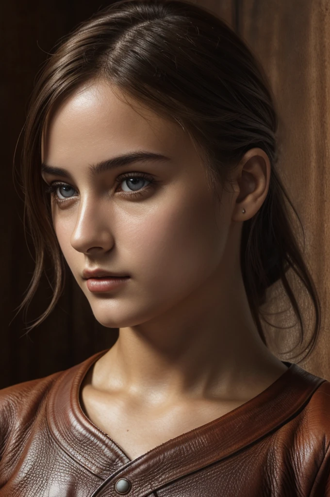 8k,Best Quality, Masterpiece, ultra high resolution, (photorealistic:1.4), photo and gross, (Genuine leather texture:1.3), (film grain:1.3), (selfie angle),1 girl,beautiful detailed eyes and face,Masterpiece, Best Quality,close up,Upper part of the body,