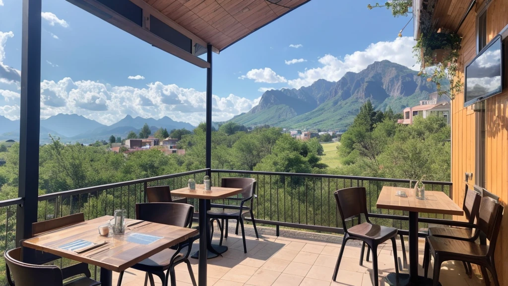 {{Stylish and cute cafe}},Beautiful views,No humans,non-animal,