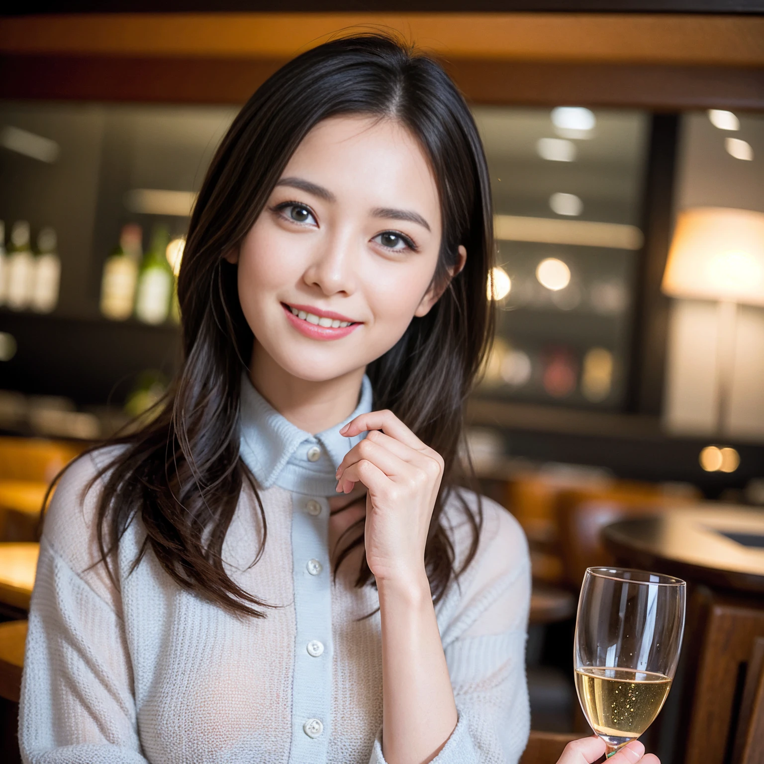 ((Highest quality、8K、masterpiece:1.3))、slimカップル、Pink rubber、modelカップル、(Realistic, Intricate details:1.2), full-course dinner、Wine Party、Amazing view of the sunset sky and clouds、A bright smile、The wonderfulness of smile、Bright image、The beauty of wine, Beautiful Face, blue eyes, The light shines on your face, Blushing, short hair,Bright Face、 (Age 37), 39 years old, red wine 、Appetizers、Italian food、Wine bottle、Champagne、sparkling wine、Two beauties、Brown Hair、Shortcuts、Long sleeve shirt、dress、Beautiful woman 1, (slimな顔), (The body is slim), (Brown Hair), (Shortcuts), cheeks turn a little red,Attractive beauty、restaurant, In a prominent place (From the waist up) Nova Frog Style, actress, model, Upper Body, White wine, slim, wine glass, 中央に置かれたwine glass, smile, (smile: 1.15), Beautiful fine grain, Depth f/2,saturation, High Contrast, Strong light and shadow,Moist Body:1.5、3D texture、Delicate eyes、Brown Hair、The hair is very shiny、