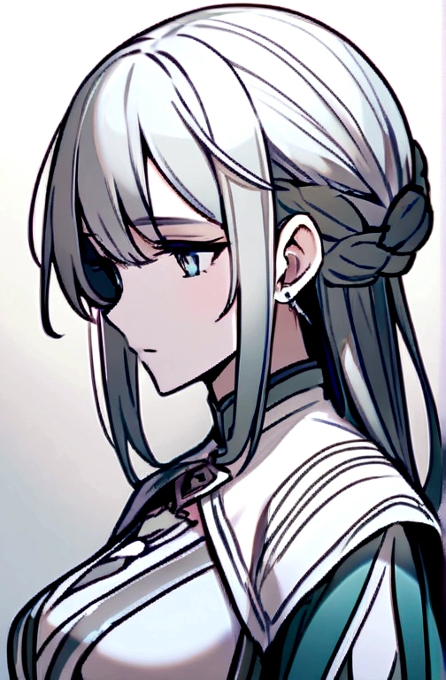 Female hand half gray color beautiful rpg