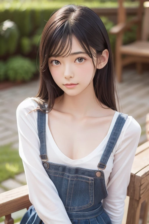 detailed face, cute face, ((masterpiece, Highest quality)), (One girl), (alone), (Focus on women), night (Chainsaw Man),(Highly detailed face, The real picture, Realistic white skin, Realistic body, Intricate details), Upper Body, Severe , Brown eyes, Looking at the audience, bandage over the body, Black Hair, Long sleeve shirt, Pinafore dress, Black tie, bandage, bandage, Small breasts