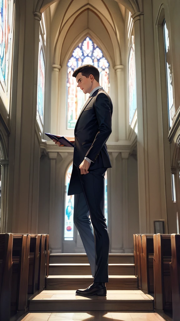Man meets with church