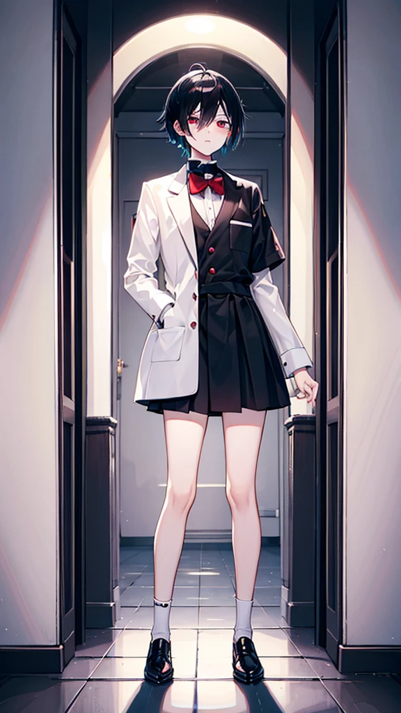 Man full body yandere man black hair full body dark circles