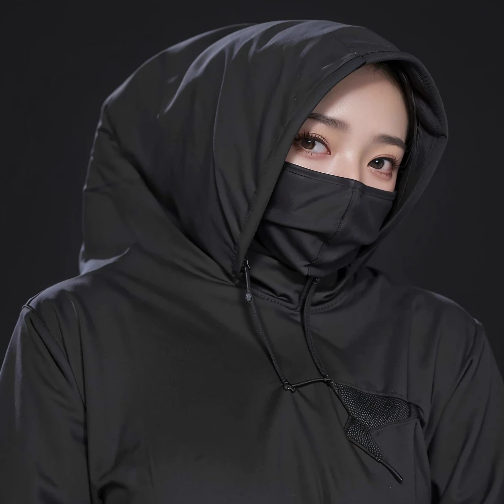 (Best quality, 8k, 32k, Masterpiece, UHD:1.2),Photo of Pretty Japanese hijab woman, large breasts, oversize hoody outer.