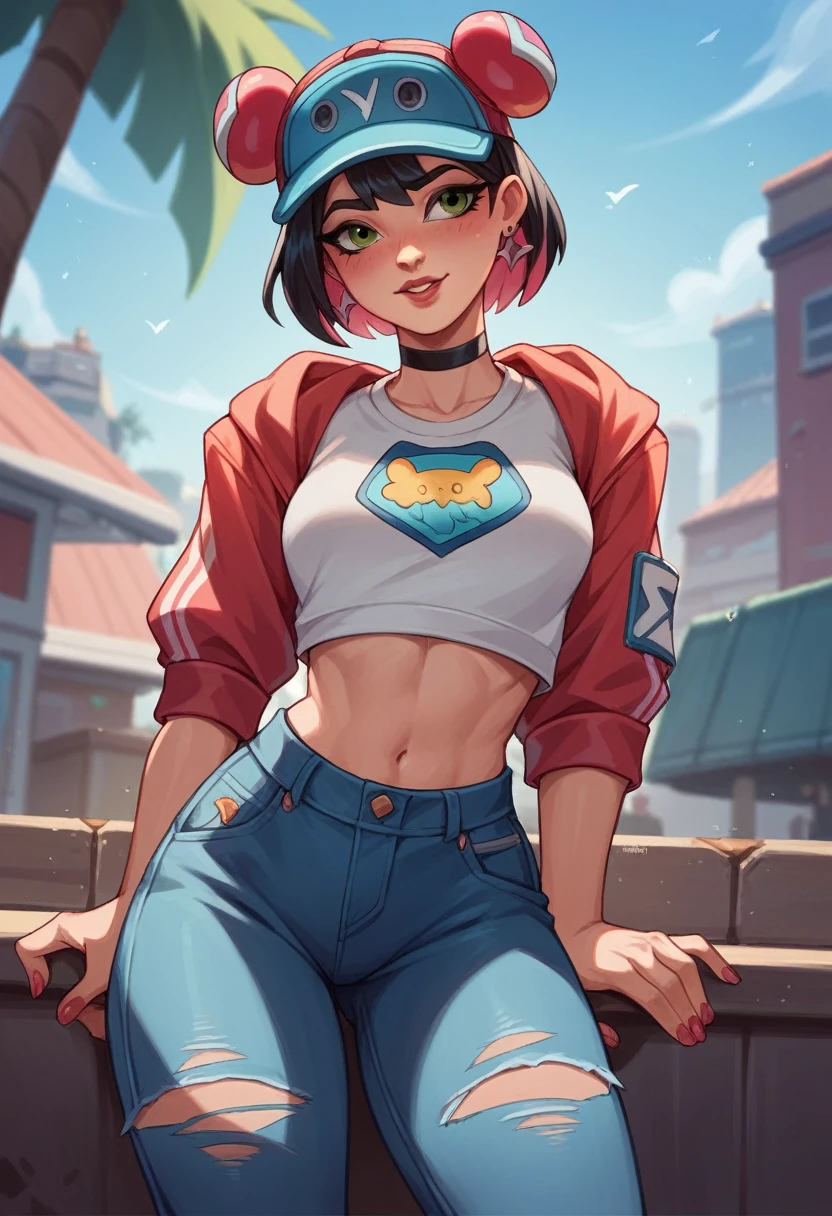 Evie and mega city fortnite