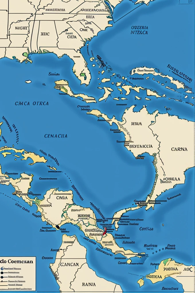 Interest of both powers in the control of an interoceanic route in Central America in the mid-19th century