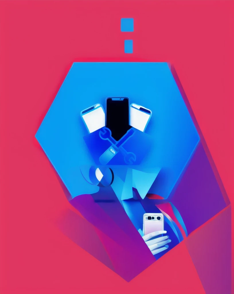 arafed image of a woman with a cell phone and a cell phone, cell, malika favre, cell phone illustration, by Luis Miranda, 555400831, official product image, ad image, cellular, cells, cell phone, high quality product image”, 3945074687