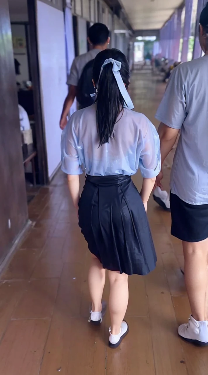 top Quority,Ultra-clear resolution, (Chinese girl's. ). Body. Sexy. Slim. Thin. exciting. (((Earrings-Earrings))), wet long black hair. ((Wet Strapless tube batik sarong dress)). heavy rain. get down on all fours. stick out your butt. put your hands on the ground. looking back. sexy ass. visible from behind. small thigh circumference. visible from behind. shot from the back angle. heavy rain. water fountain in the garden